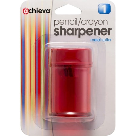 Oic Pencil/Crayon Sharpeners, 2 Hole, Oval, 8/BX, Red PK OIC30240BX